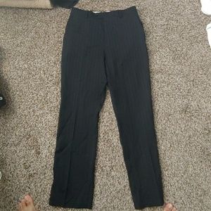 Black pants w/ Grey pinstripe